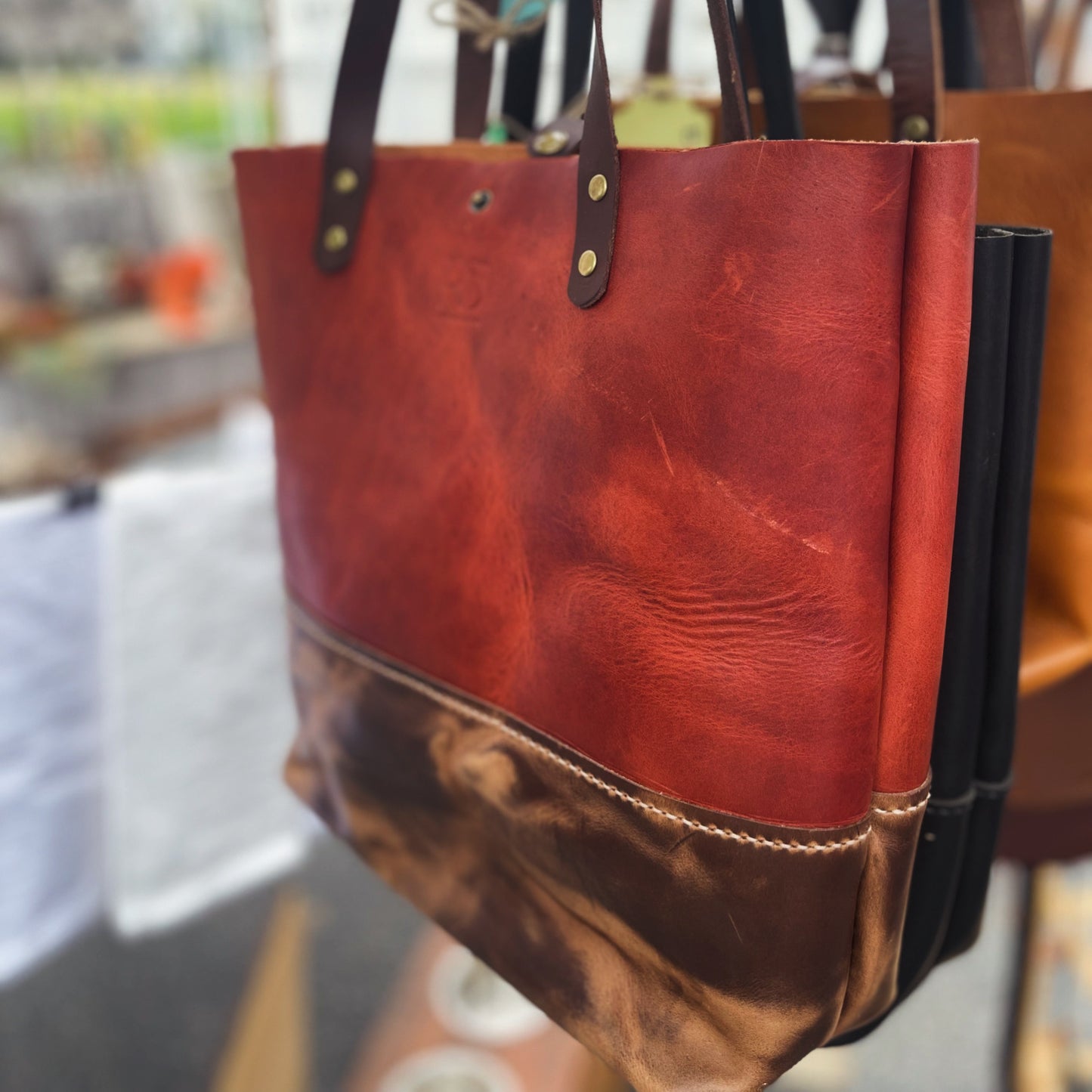 Classic Leather Tote Bag