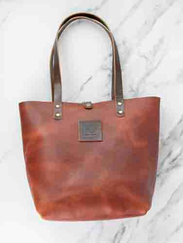 Everyday Leather Tote Bag